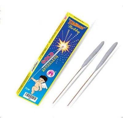 7 CM GOLD SPARKERS 1 BOX ( 10 Pieces )