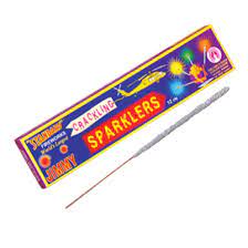 12 CM CRACKLING SPARKLERS 1 BOX ( 10 Pieces )