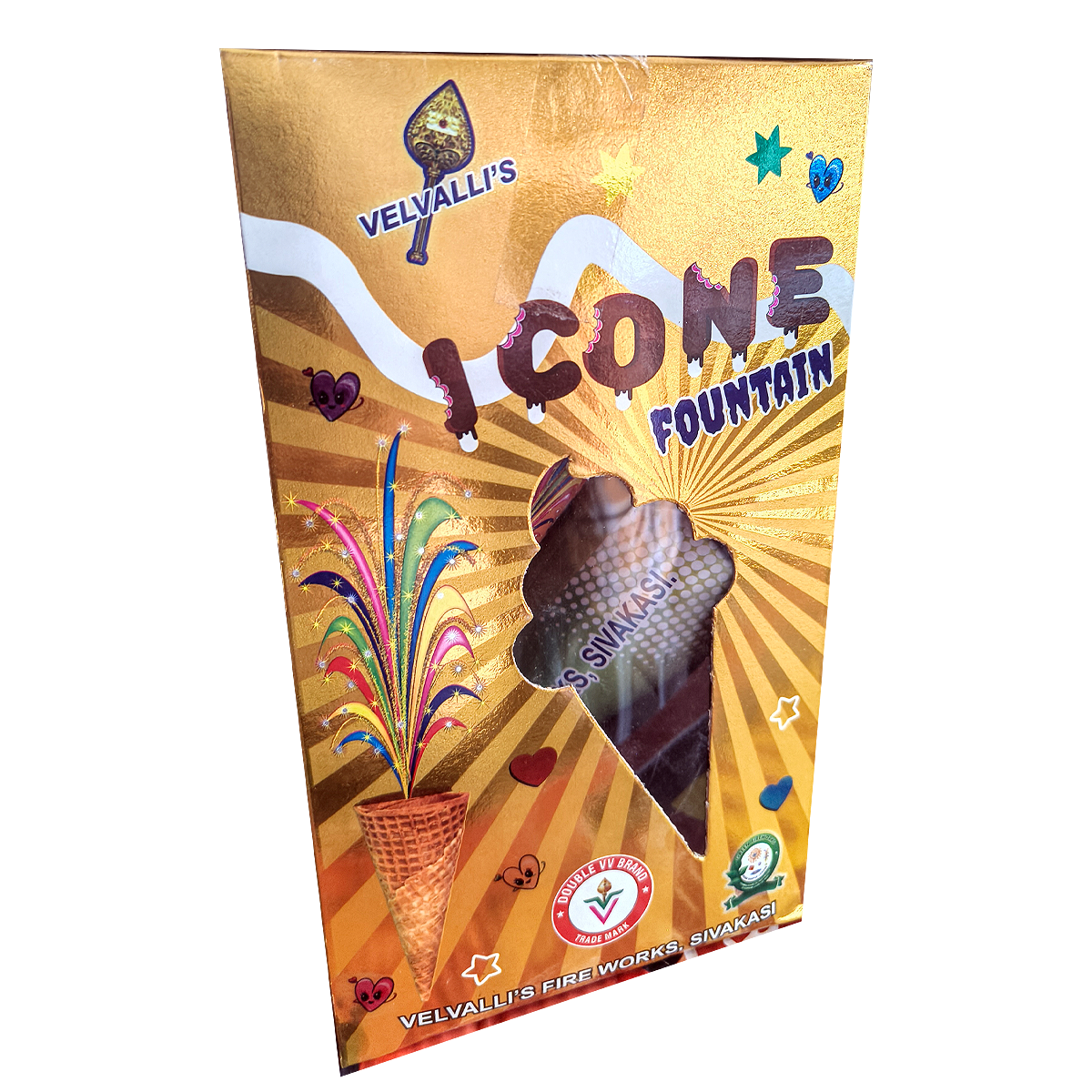 I Cone - 2 Pc - Hand Crackers