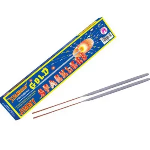 STANDARD GOLD SPARKLERS 12CM 1BOX