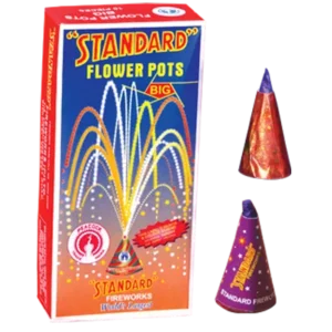 FLOWER POTS BIG 1 BOX ( Smaller Size than FP SPECIAL) Each Box - 10 Pieces